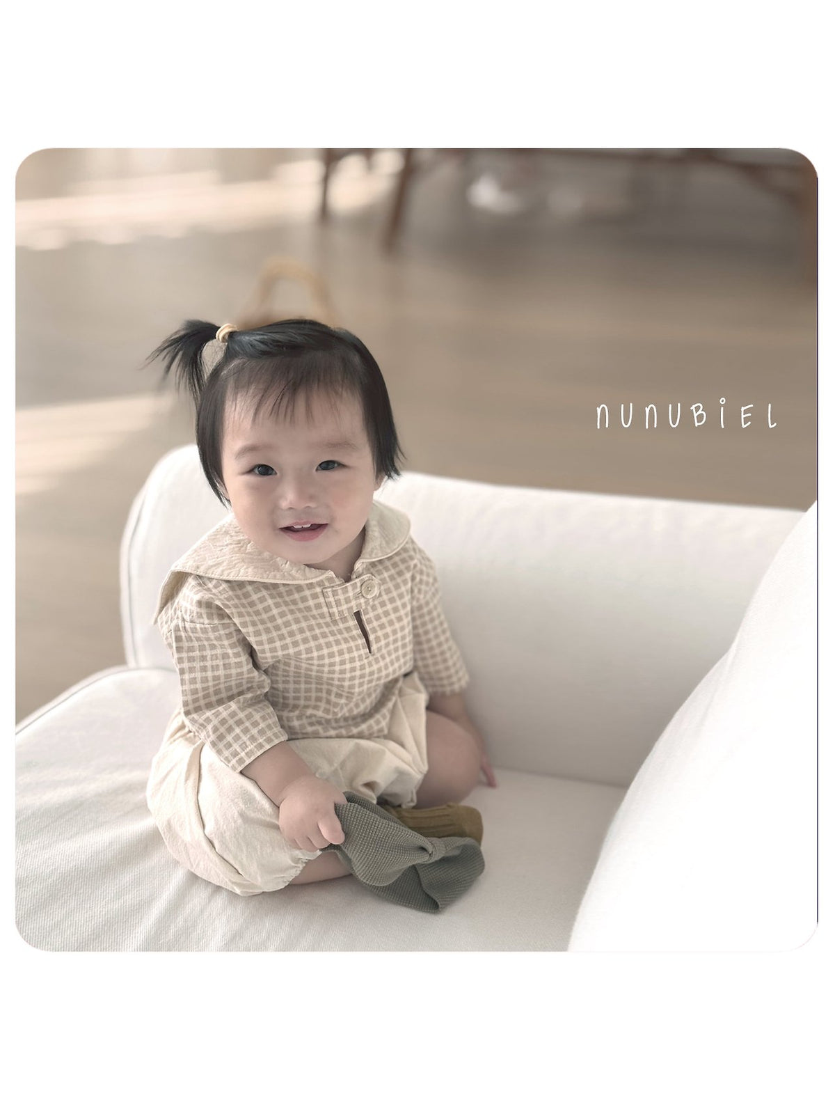 nunubiel bebe check blouse (~70-80cm)