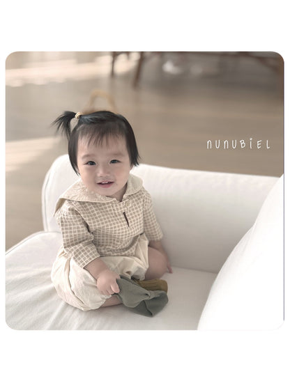 nunubiel bebe check blouse (~70-80cm)