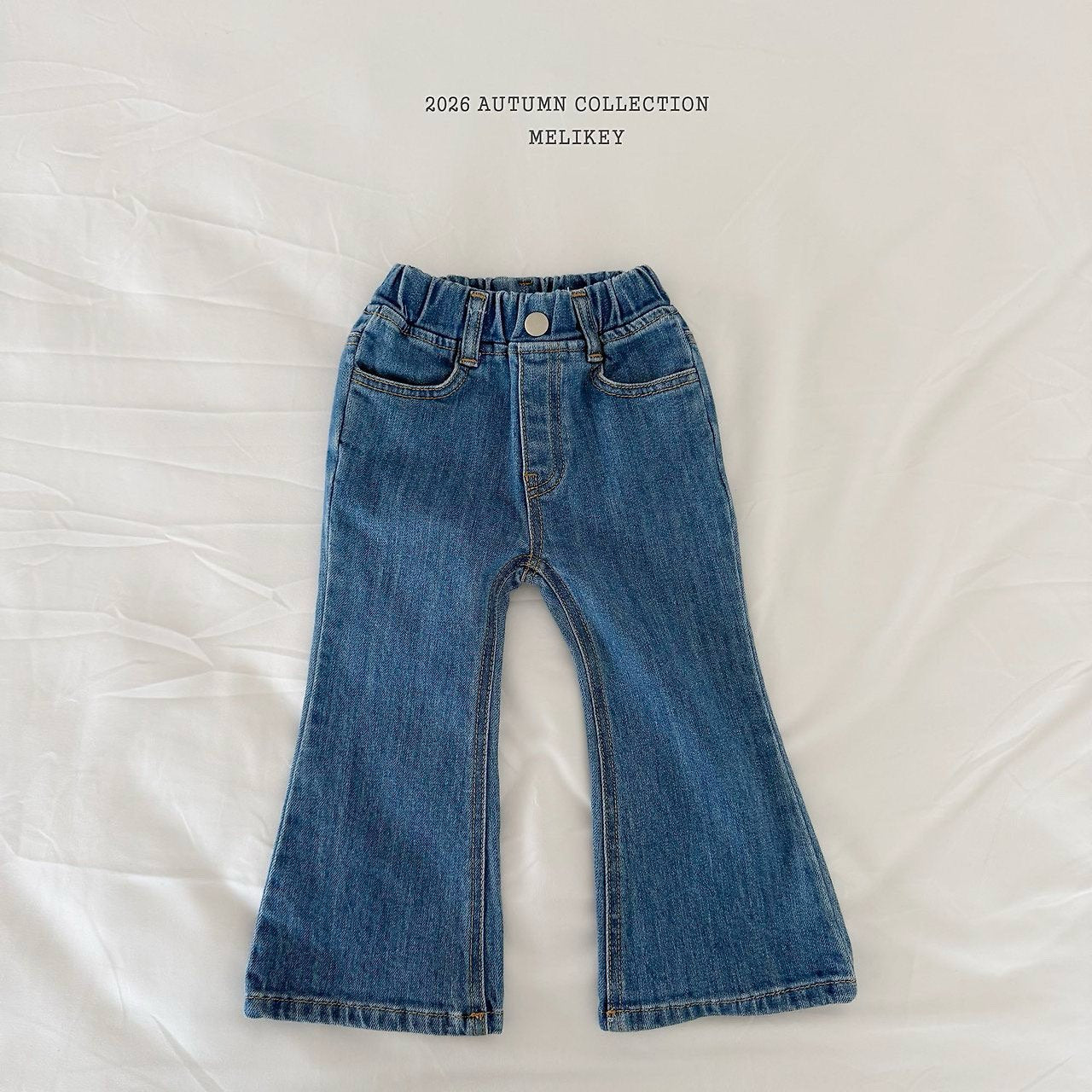 melikey pocket bootcut pants (~80-140cm)