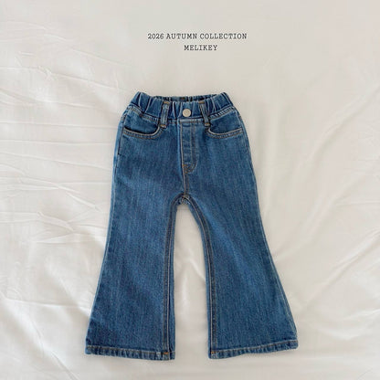 melikey pocket bootcut pants (~80-140cm)