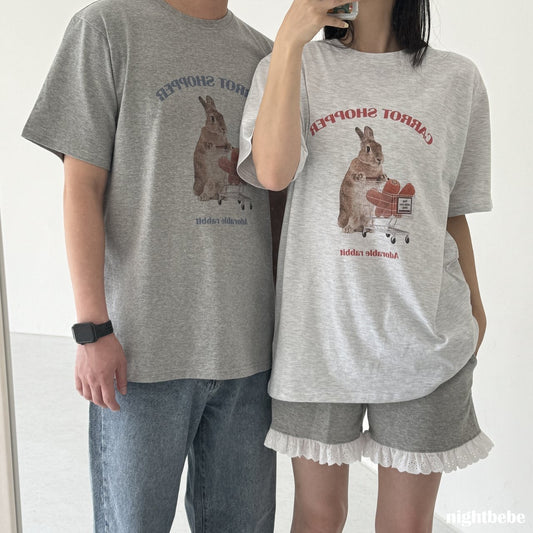 Nightbebe Rabbit short sleeve t-shirt (adult)