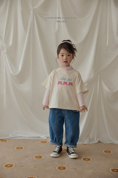 melikey frill cut denim pants (~80-140cm)
