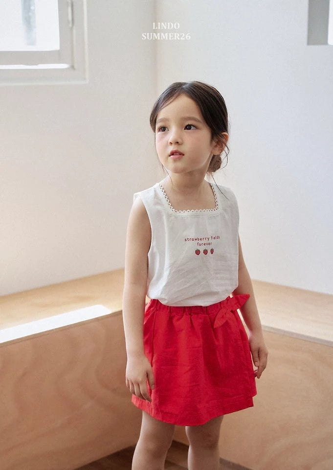 Lindo Strawberry Blouse  (85-125cm)