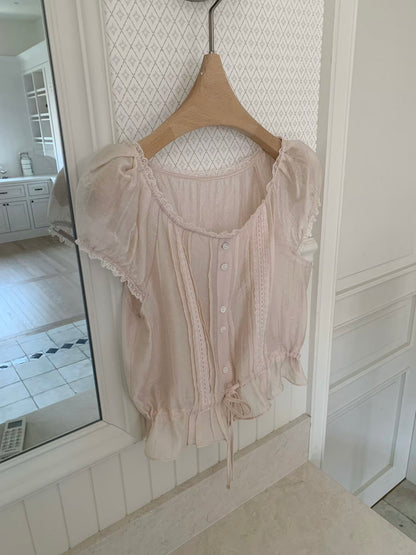 甜美天絲blouse *共3色