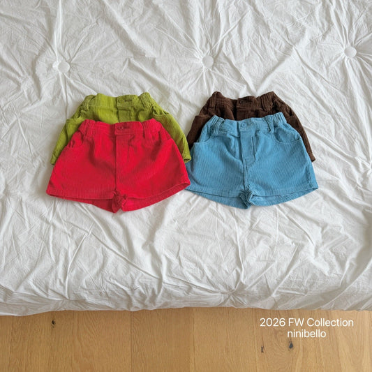 ninibello peekaboo corduroy pants (80-130cm)