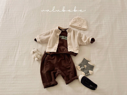 valubebe front slit sweat pants (6-24m)