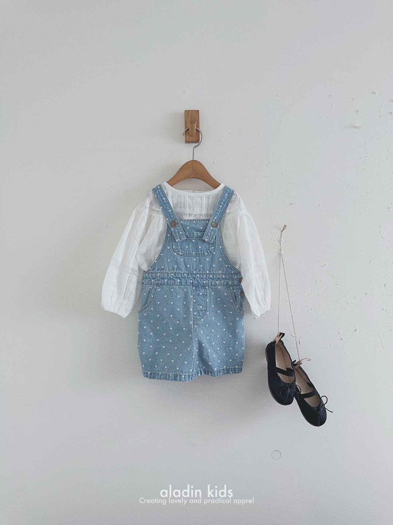 aladin heart short overalls (75-115cm)