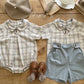 OREN elijah check color matching set up (75-100cm)