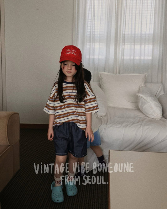 Boneoune BN雙線條紋Tee (80-152cm)