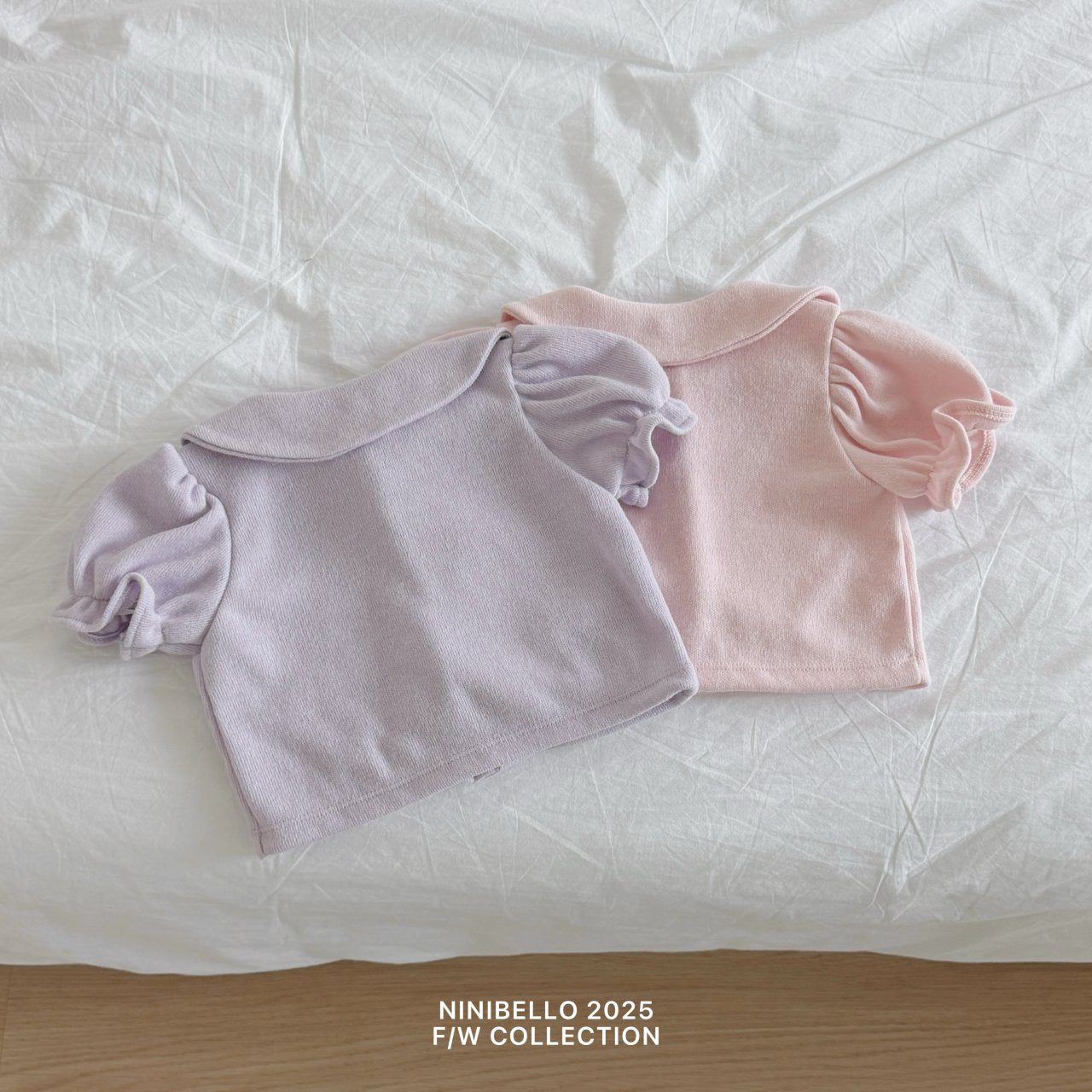 ninibello madeleine puff cardigan (80-130cm)