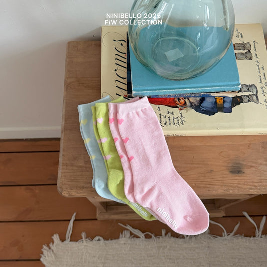ninibello heart cock socks pastel (~14-20cm)