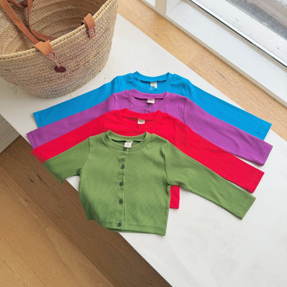 ninibello salty rib cardigan (80-130cm)