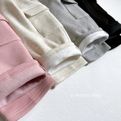 Vivid 側蓋口袋工裝褲 (75-135cm)