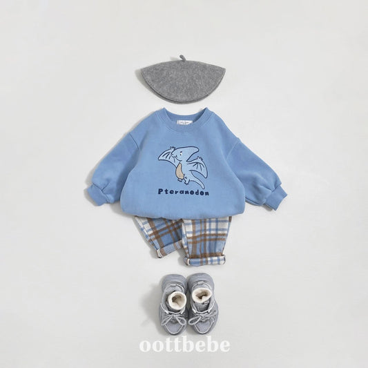 Oottbebe 格子亮色長褲 (75-120cm)