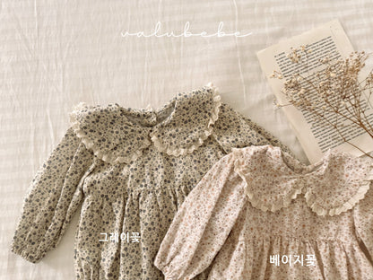 valubebe grand flower collar suit (6-18m)