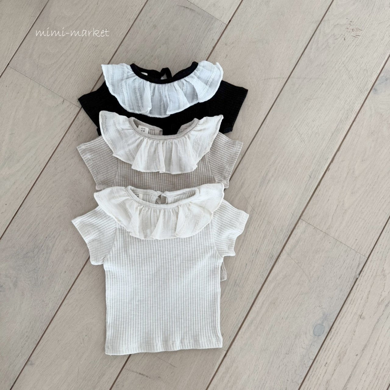 mimi market jay collar tee (70-85cm)