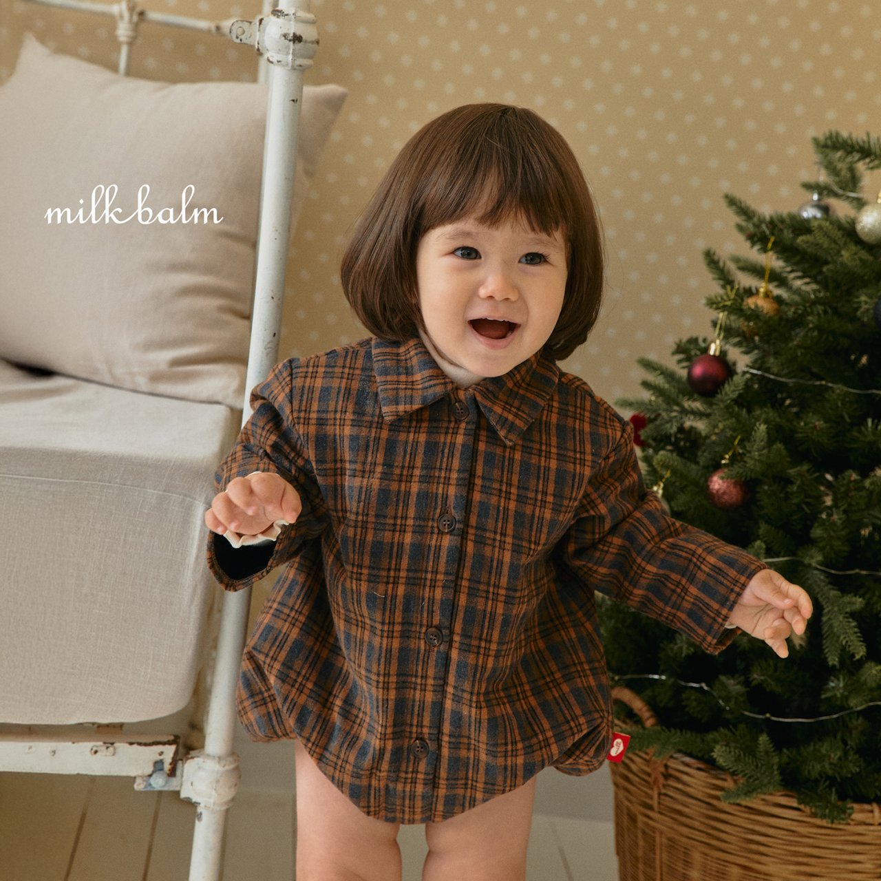 milkbalm liam padded suit (3-18m)