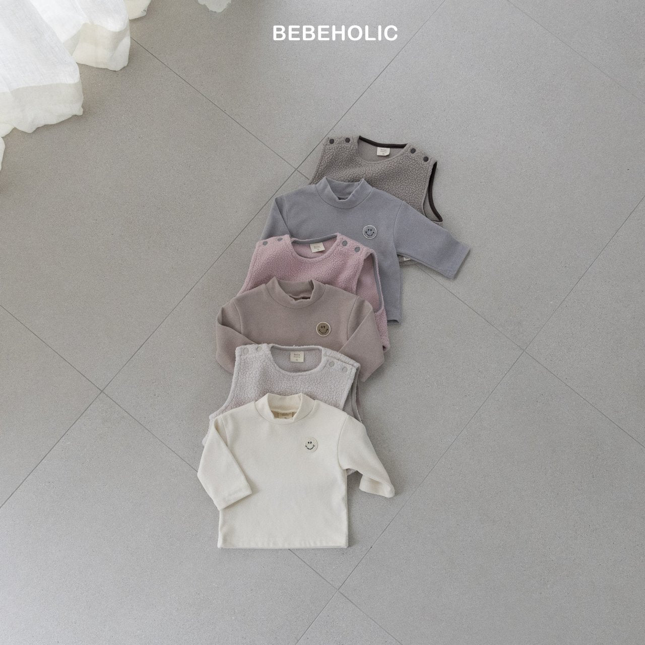 bebeholic smiley general polar tee (3-18m)