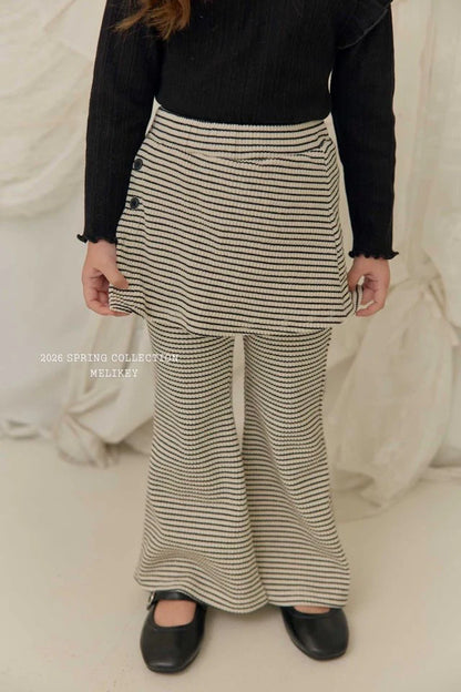 melikey wrap bootscut pants (~80-140cm)