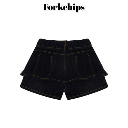 FORKCHIPS velvet flare pants (95-160cm)