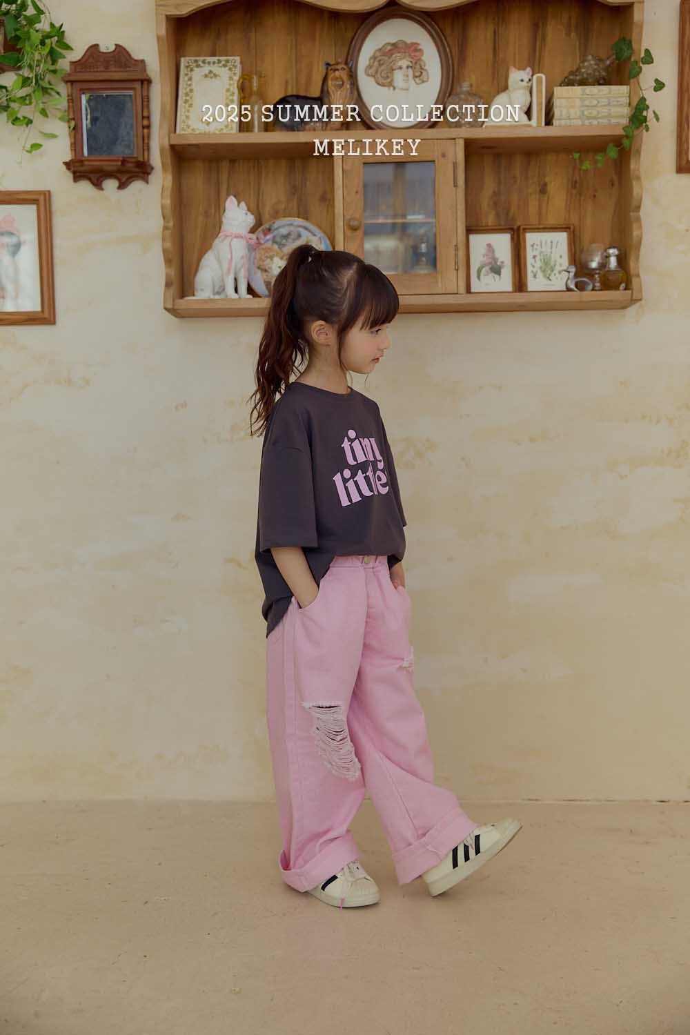 melikey destroyed jin pants (80-140cm)