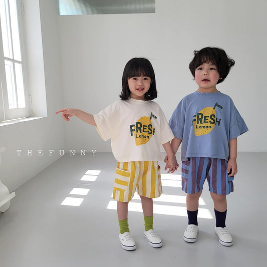TheFunny fresh手繪檸檬上衣 (KIDS)