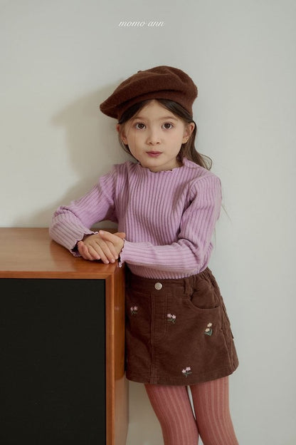 momoann cozy rib t (90-140cm)