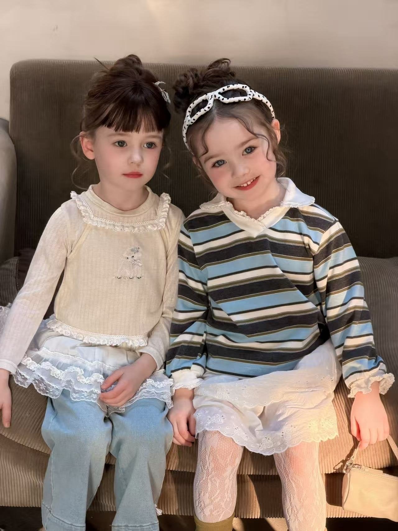 aiai sugar stripe t-shirt (95-140cm)