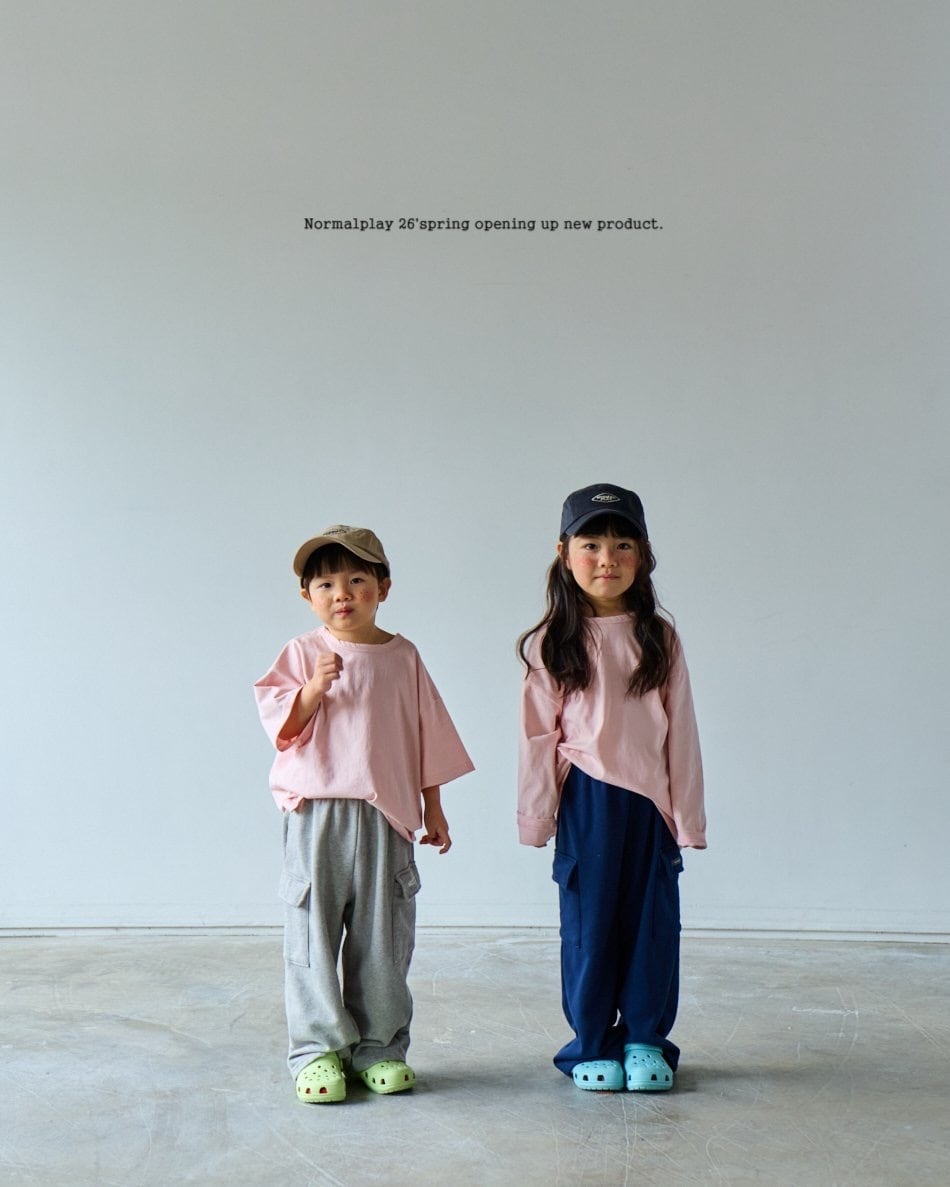 normalplay normal spring cargo pants (75-140 cm)