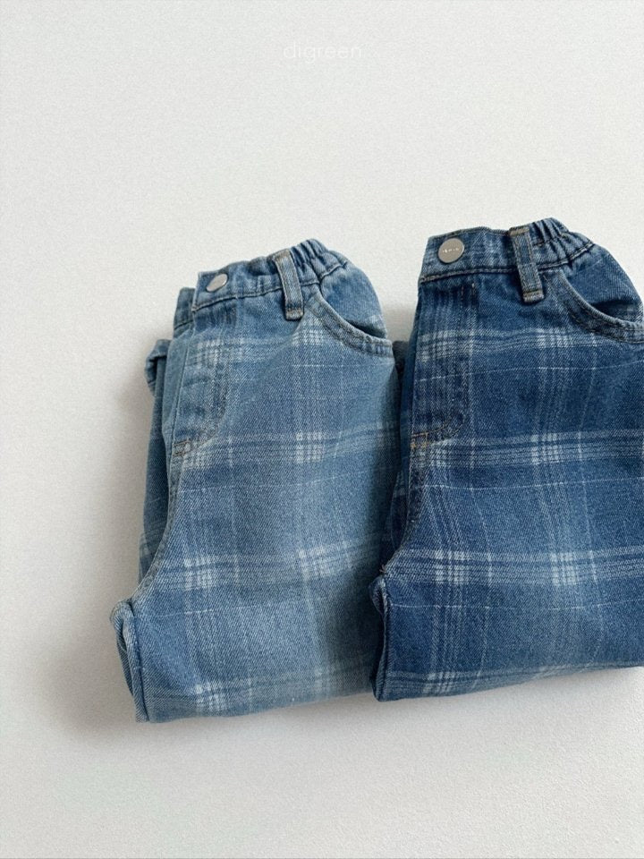 Digreen Check Denim (85-130cm)