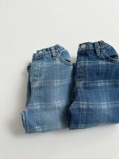 Digreen Check Denim (85-130cm)