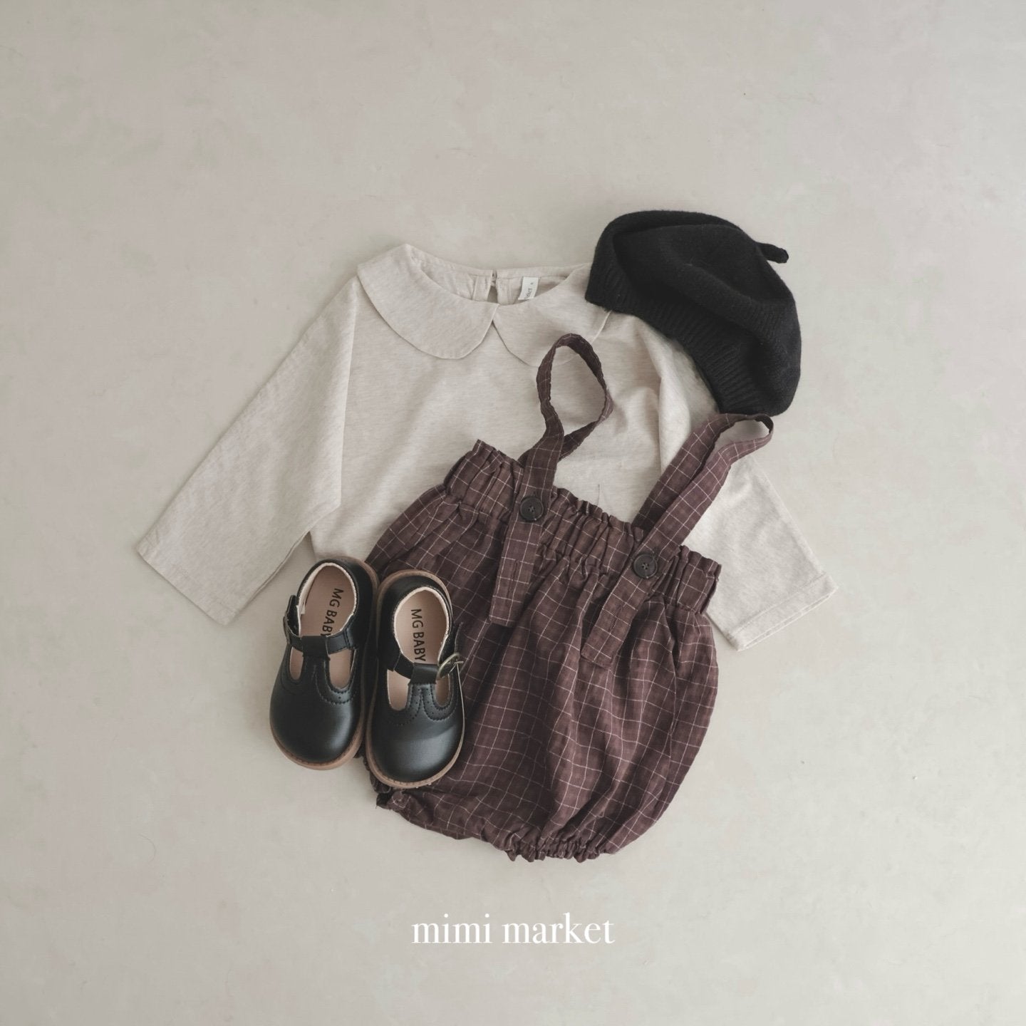mimi market butter collar tee (75-90cm)