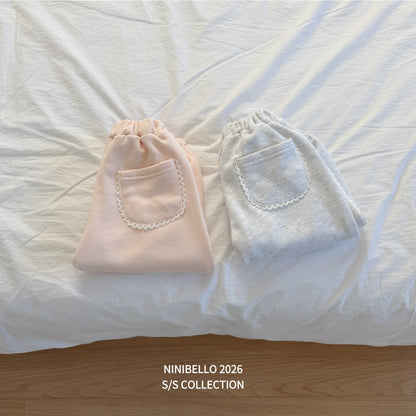 ninibello milk lace jogger pants (80-130cm)