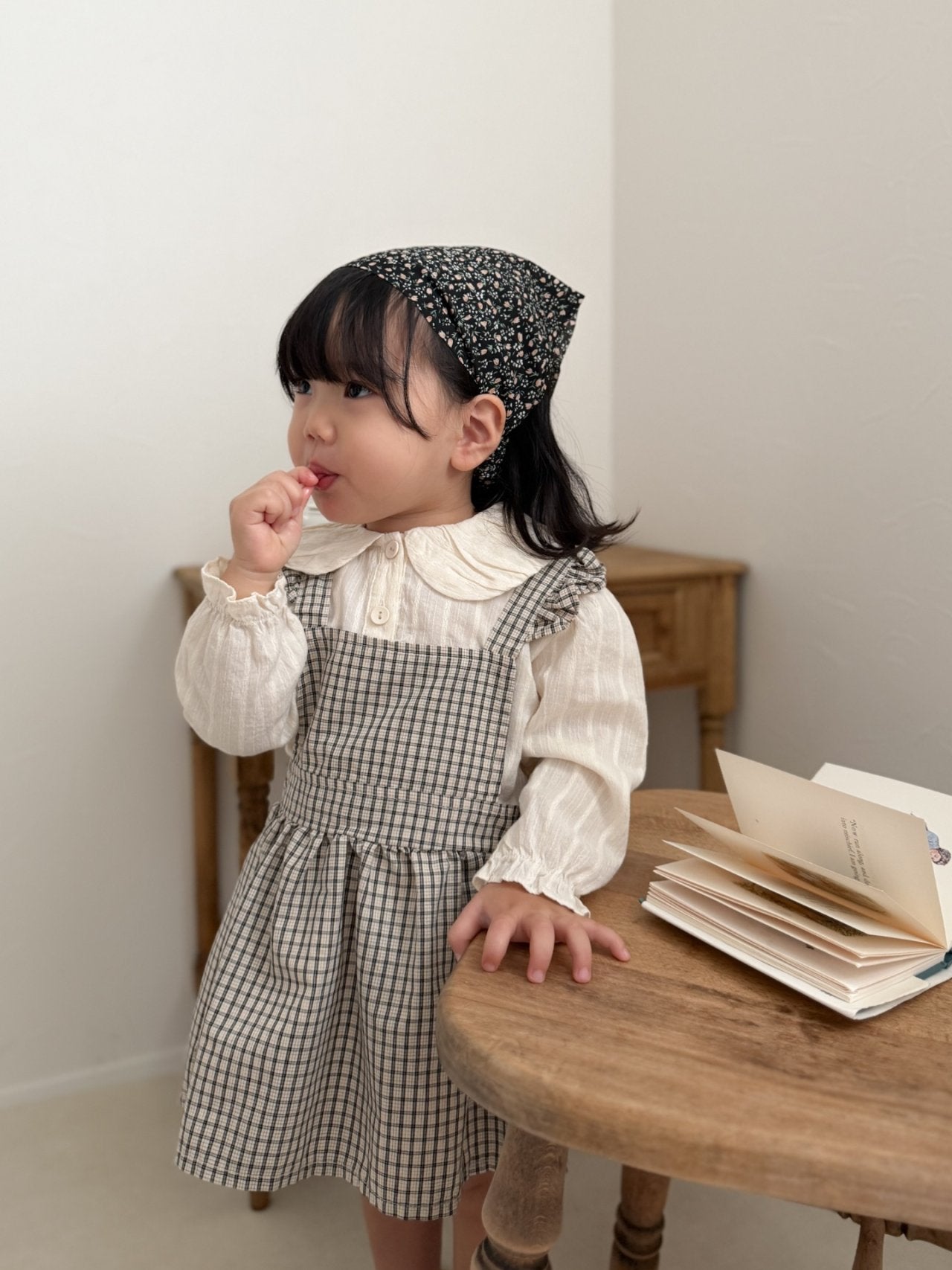 mimi market volume collar blouse (75-90cm)