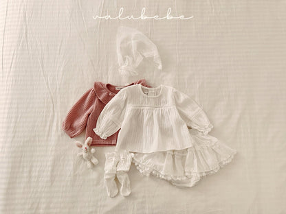 valubebe pure lace blouse (6-24m)