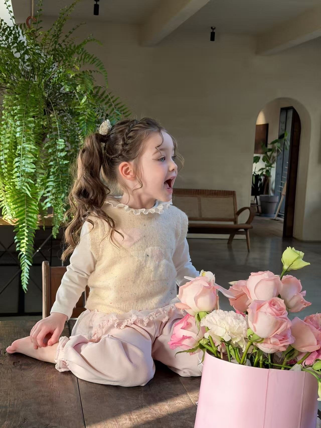 aiai vanilla ice cream vest (95-140cm)