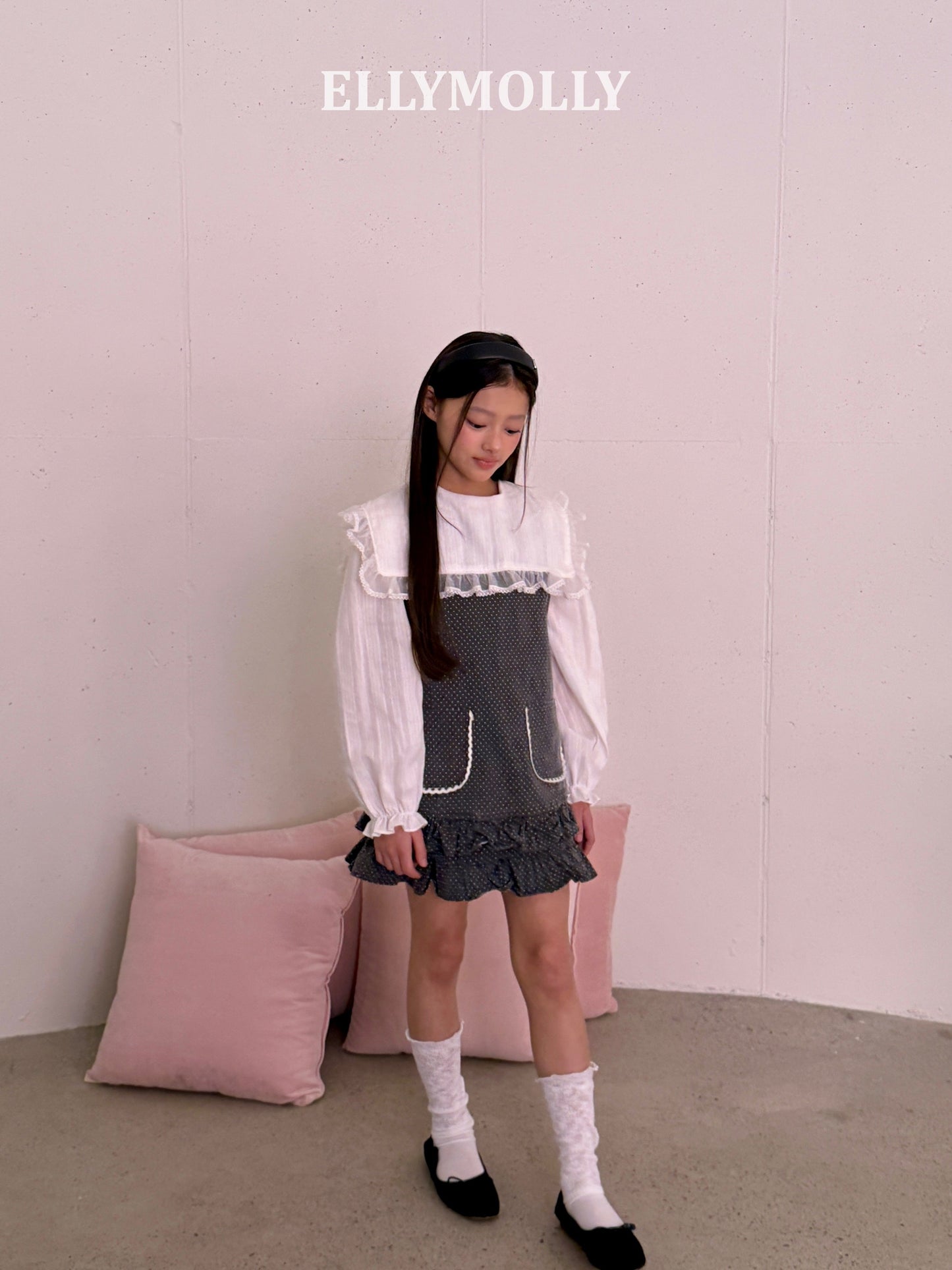 ELLYMOLLY little pocket frill ops (90-145cm)