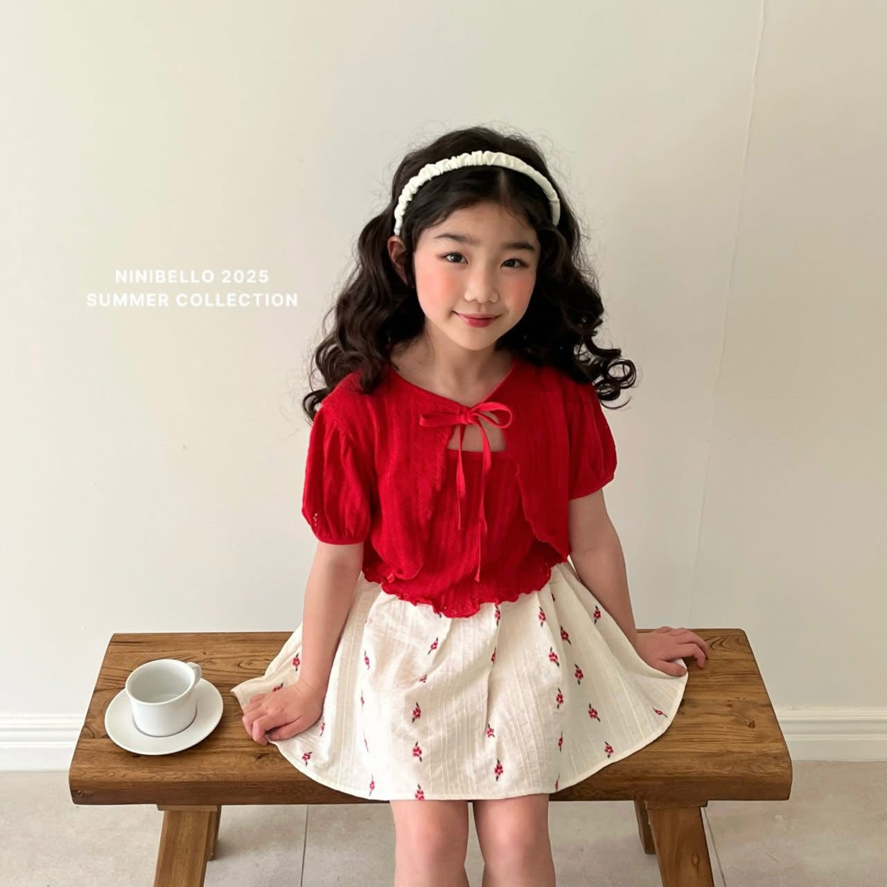 Ninibello 捲捲邊透薄暗花set (80-130cm)