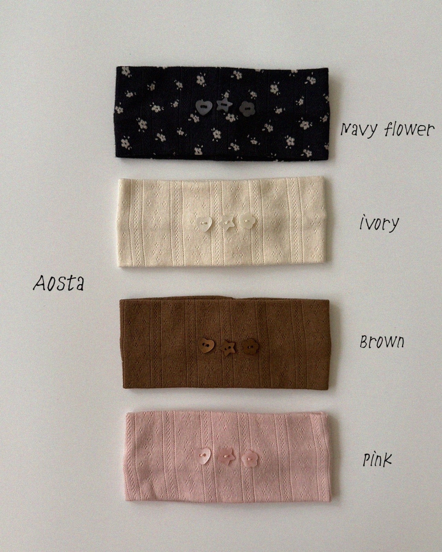 Aosta star candy headband