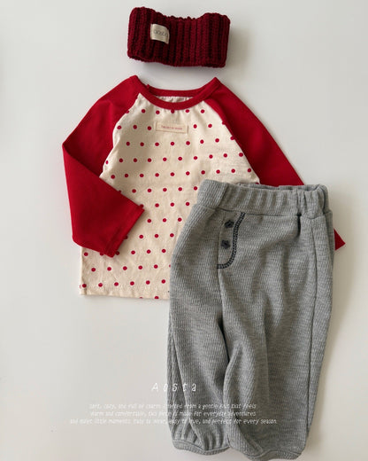 Aosta dot raglan t (~70-115cm)
