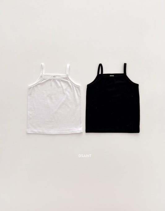 Dsaint 簡約黑白細肩背心 (80-148cm)
