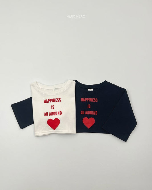 HAROHARO happy crop tee (85-140cm)