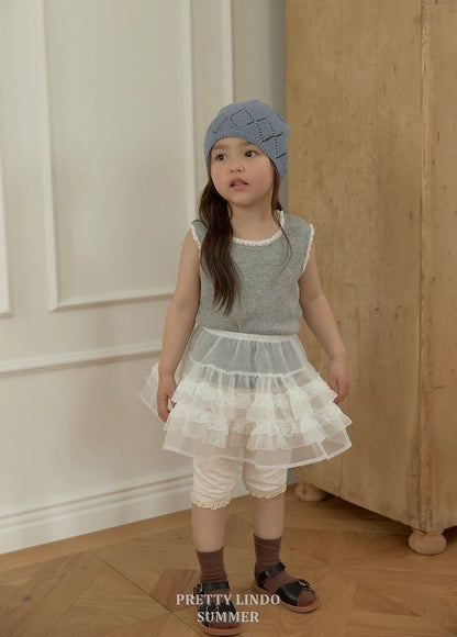 Lindo Lace Sleeveless T (85-125cm)