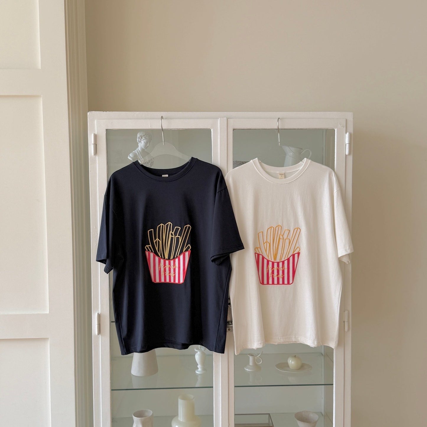 ninibello french fries short sleeve t-shirt(adult)