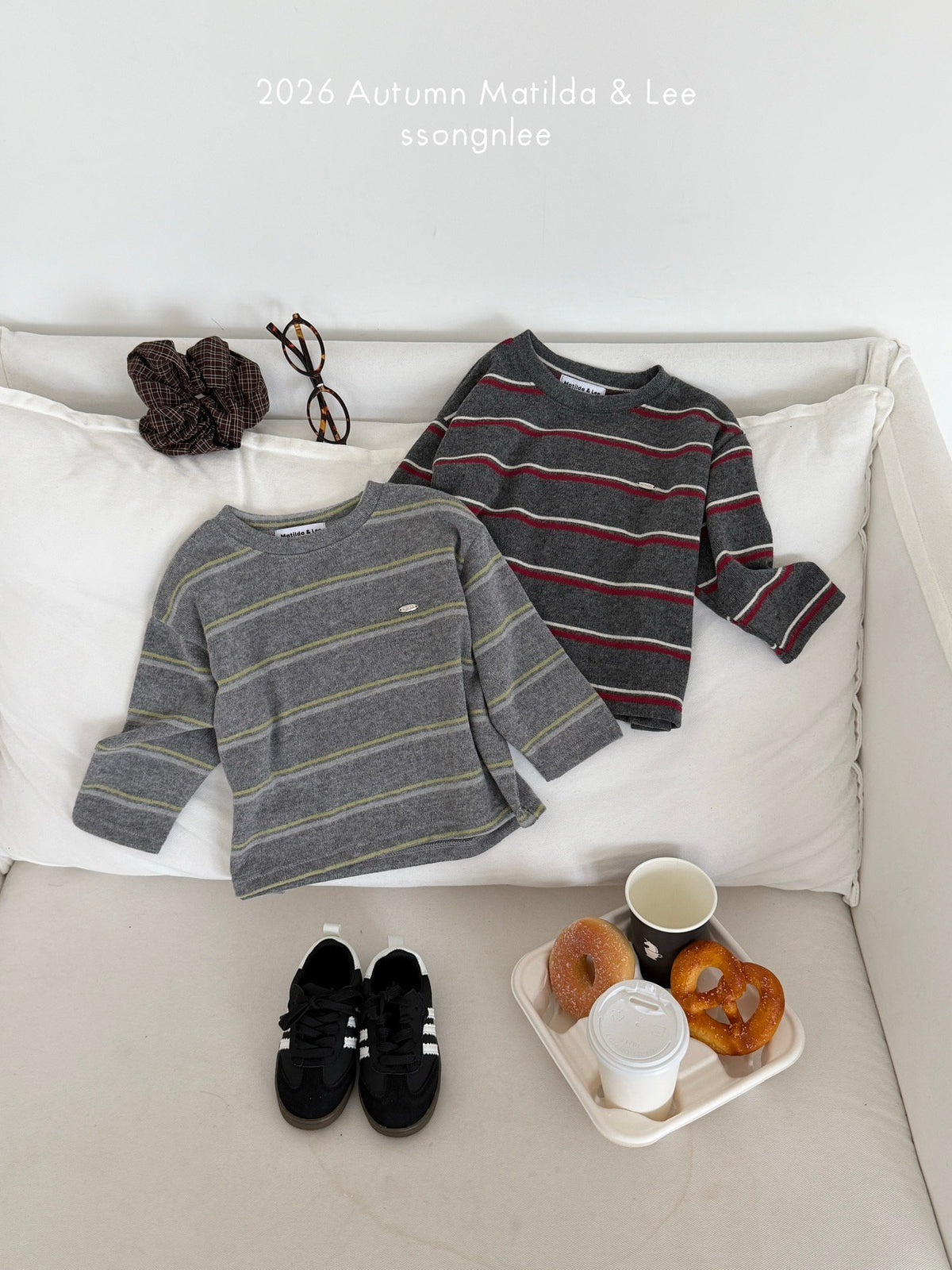 matilda&lee happy border knit (85-165cm)