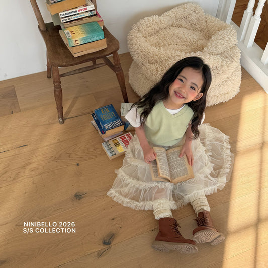 ninibello soft knit vest (80-130cm)