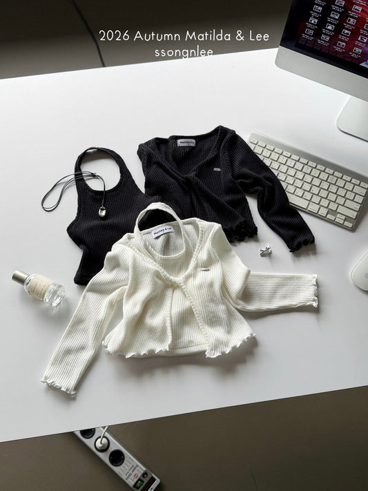 matilda&lee twist cardigan set (85-165cm)
