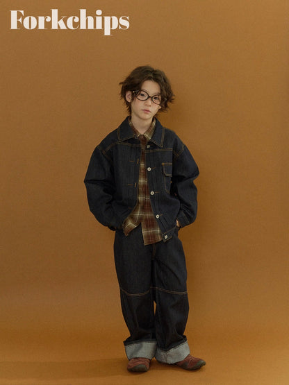 FORKCHIPS union roll up pants (95-160cm)