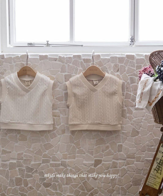 mkids tommy knit vest (65-115cm)