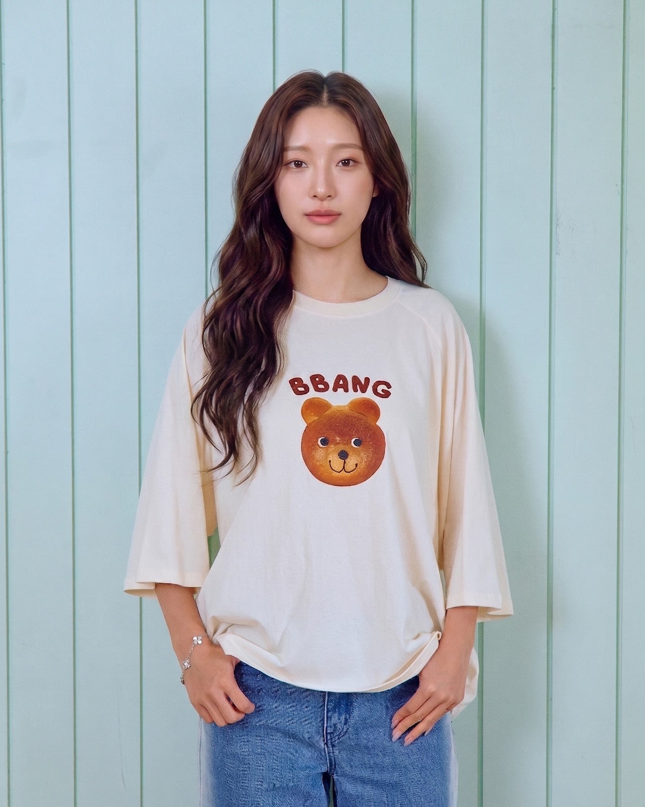 oottbebe cute bear raglan T (adult)